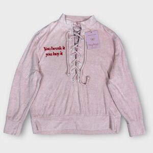 Revolve Daydream Nation Break It You Buy It Terry Long Sleeve Oversized XS